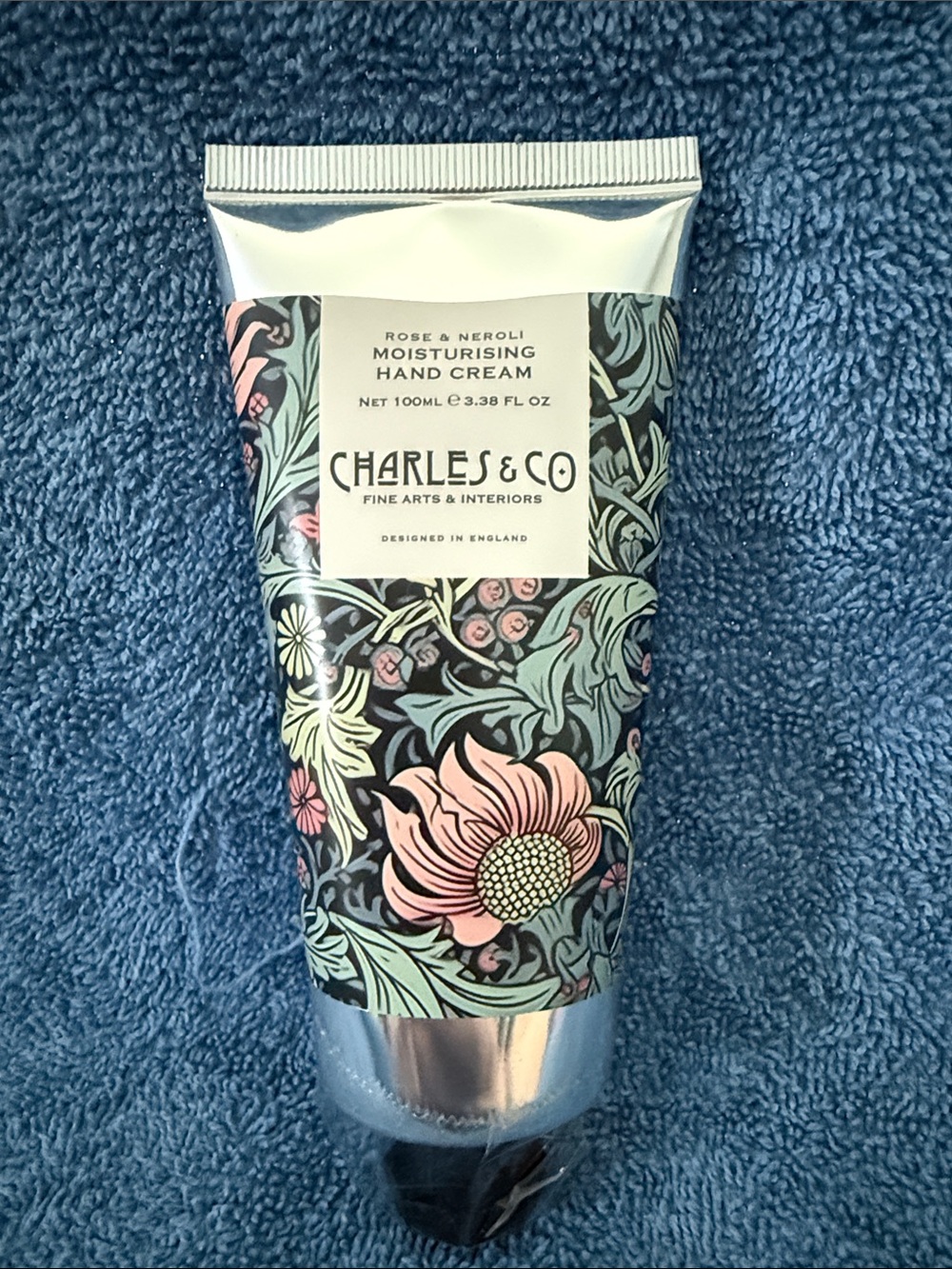 Charles & Co Rose & Neroli Moisturising Hand Cream - Floral Design